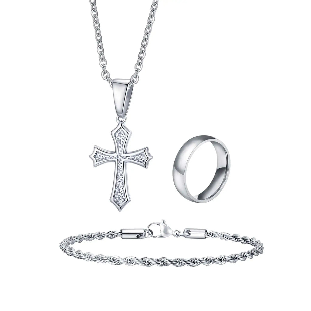 Conjunto – Trinity Steel Noir (3 Piezas)