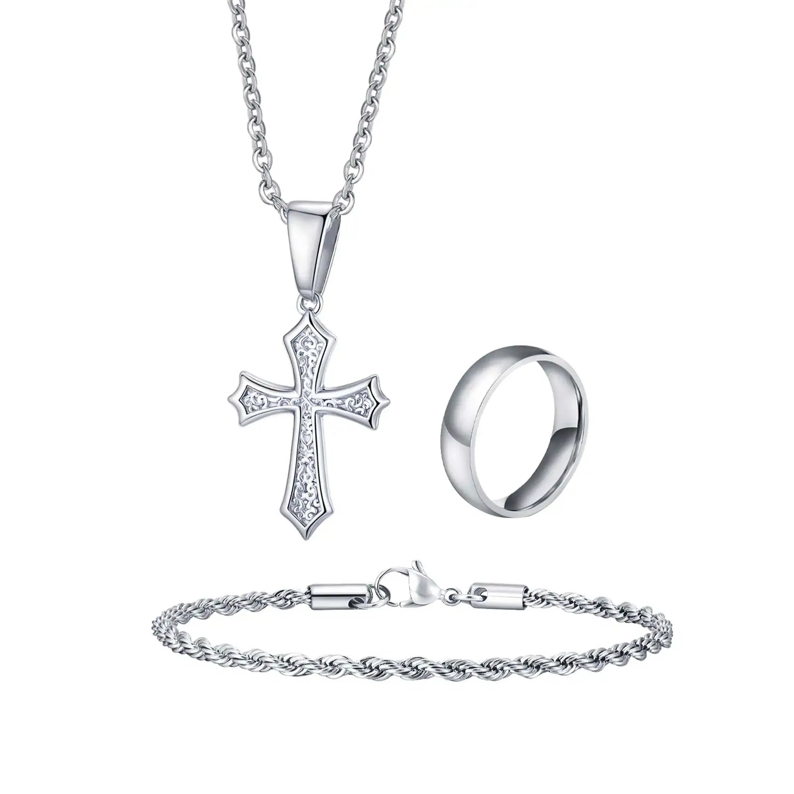 Conjunto – Trinity Steel Noir (3 Piezas)