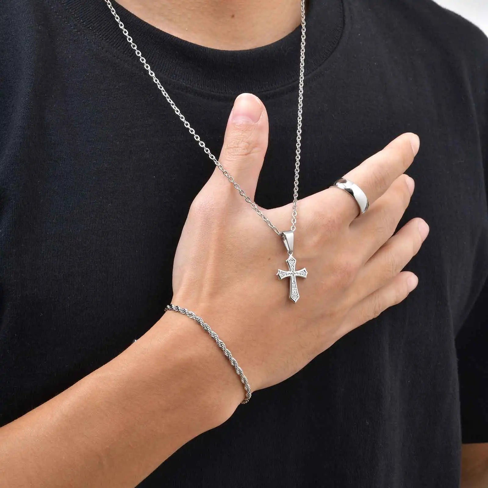 Conjunto – Trinity Steel Noir (3 Piezas)