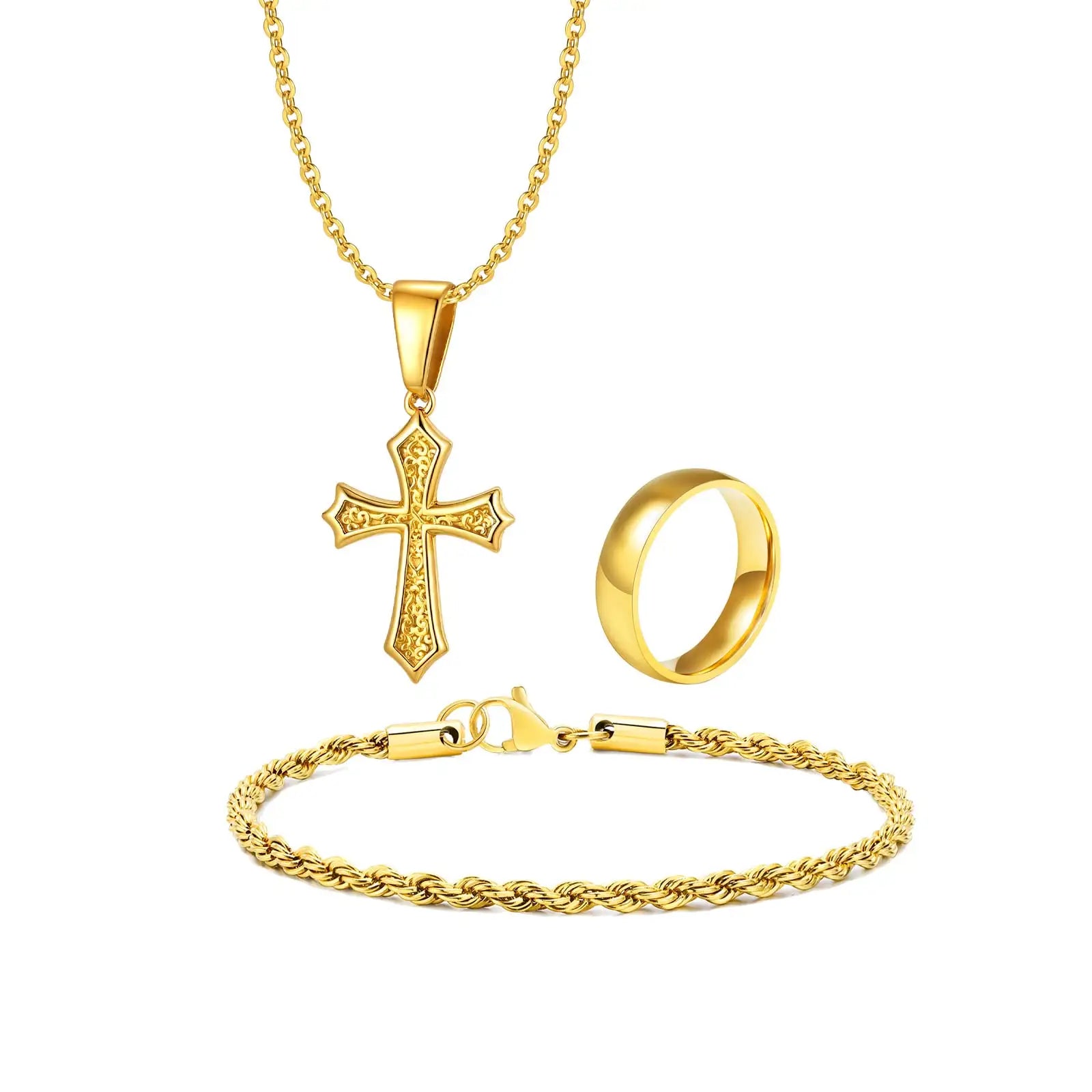 Conjunto – Trinity Steel Noir (3 Piezas)