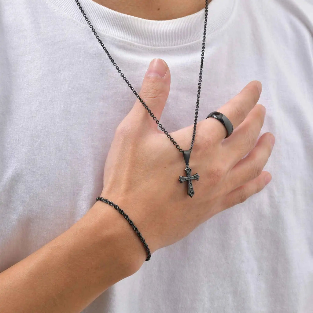 Conjunto – Trinity Steel Noir (3 Piezas)